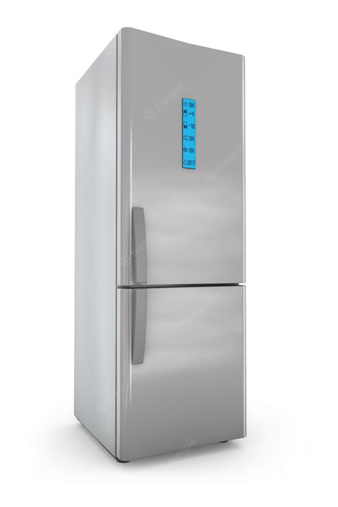 Premium Photo | Modern refrigerator with a screen control