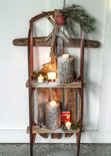 20 Sleigh Decoration Ideas during Winter this Year - Matchness.com