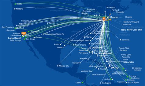 Jetblue Cities Map