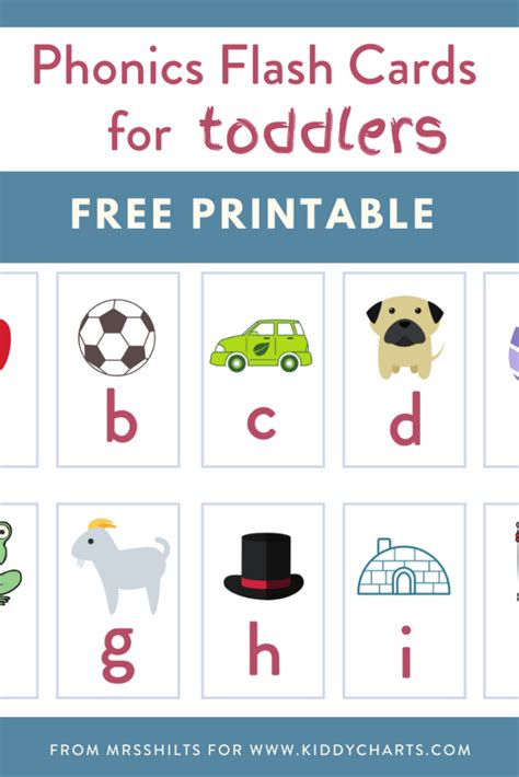 Free phonics flashcards for toddlers learning phonics #31DaysOfLearning