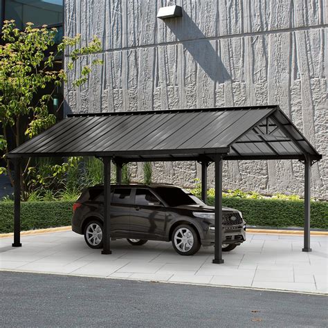 Buy AutoCove Carport 12 ft. x 20 ft. Outdoor Gazebo Heavy Duty Garage ...