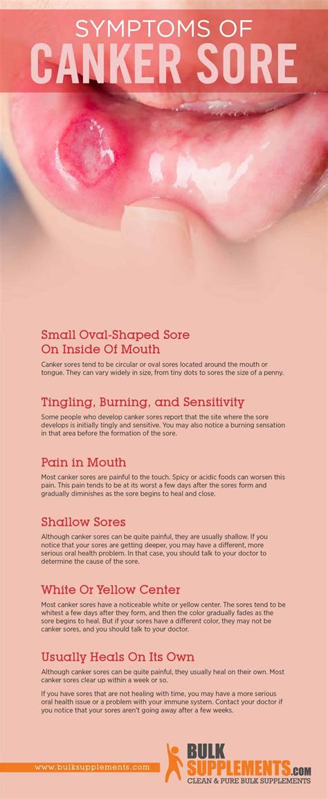 Canker Sores: Symptoms, Causes and Treatment | BulkSupplements.com ...