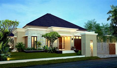 Desain Rumah Tropis Modern 1 Lantai - Homecare24