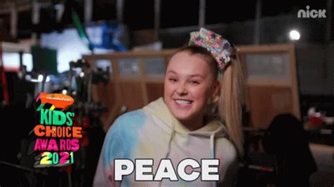 Peace Jojo Siwa GIF - Peace Jojo Siwa Kca2021 - Discover & Share GIFs