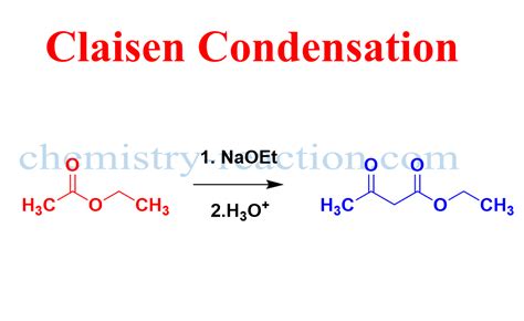 self claisen condensation mechanism « Organic Chemistry Reaction