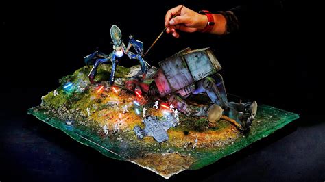 Diorama Of Star War Battles - YouTube