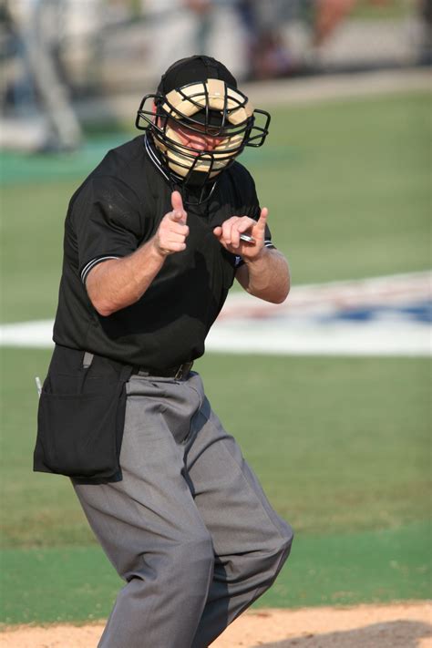 Free Images : male, action, baseball field, pitch, umpire, competition ...