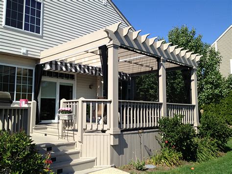 Pergola with Mosquito Curtains; an Alternative to a Screened in Porch ...