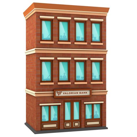 Cartoon building 3D model - TurboSquid 1404175