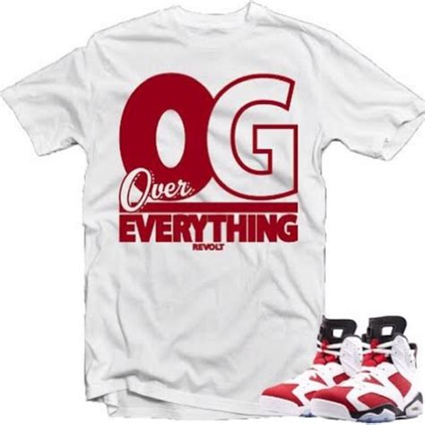 Air Jordan 6 "Carmine" Apparel At Sneaker Outfits- SneakerFiles