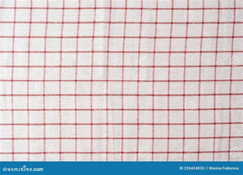 Photo Shot of White and Red Checkered Pattern Stock Image - Image of ...