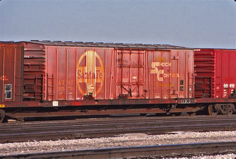 Santa Fe Boxcar #525714 At Needles | emd | Flickr