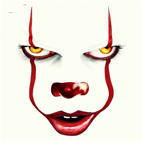 Pennywise Drawing | It Clown Drawing | It Chapter Two | Color Changing ...