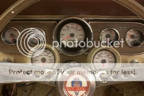 Fitting in autometer gauges in dash - Vintage Mustang Forums