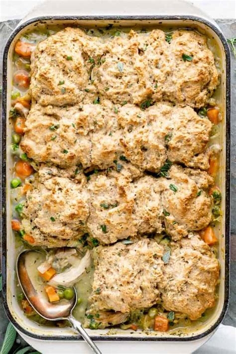 chicken and biscuit casserole - Healthy Seasonal Recipes