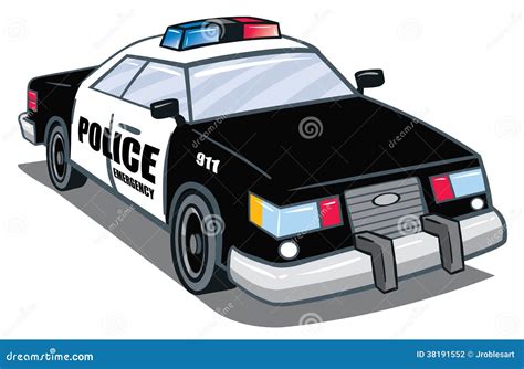 Police Car Vector Illustration | CartoonDealer.com #38191552