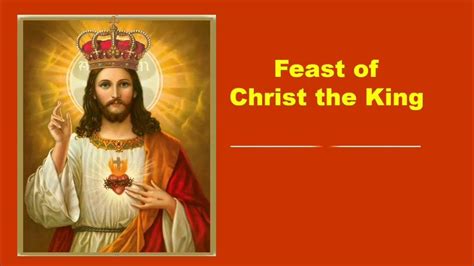 Feast of Christ the King - YouTube