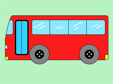 How to Draw a Bus: 5 Steps (with Pictures) - wikiHow - ClipArt Best ...