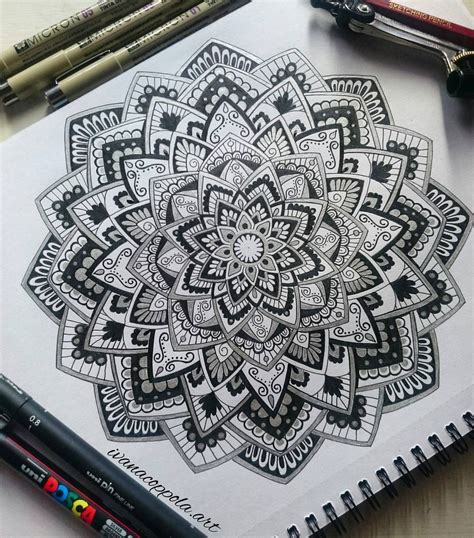 Mandalas Selber Zeichnen Anleitung