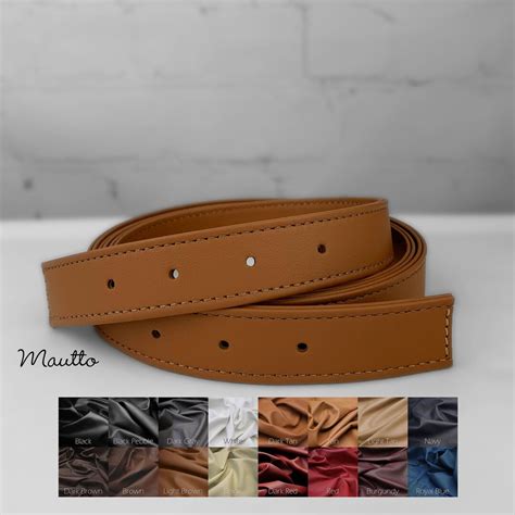 Adjustable Length, Leather Strap Punched Holes on Ends 1 Inch Wide ...