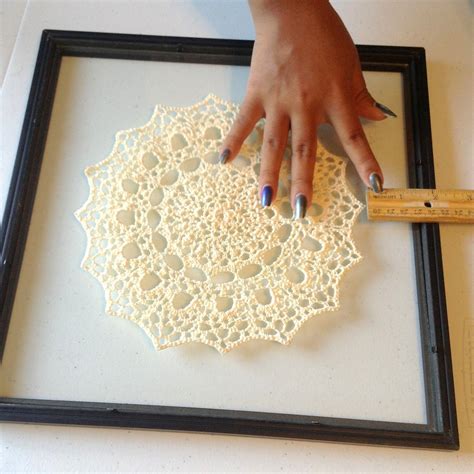 How To Frame Your Crochet Art | Crochet wall art, Crochet art, Doily art