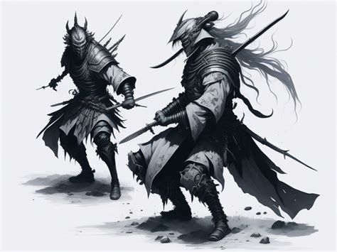 ArtStation - two Samurai fighting | Artworks