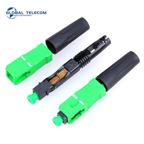 SM MM OM3 Optical Fiber Fast Connector , FTTH Fiber Optic Quick Connectors