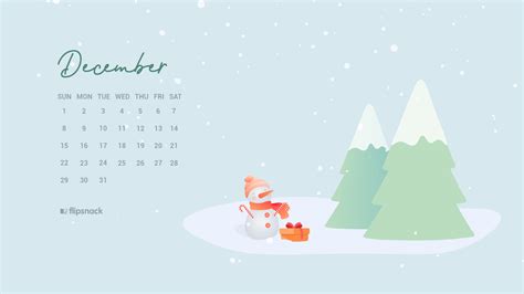 Free December 2019 wallpaper calendars - Flipsnack Blog