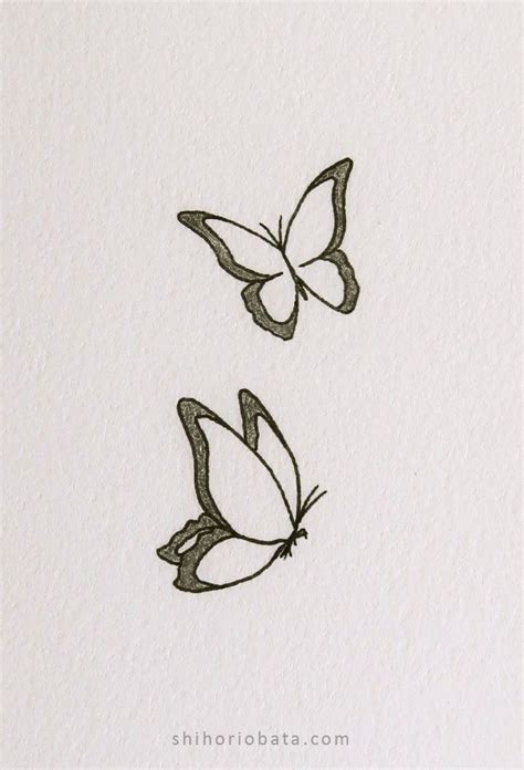 20 Easy Butterfly Drawing Ideas