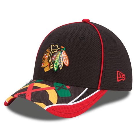 New Era Chicago Blackhawks Black Team Illusion Diamond Era 39THIRTY ...