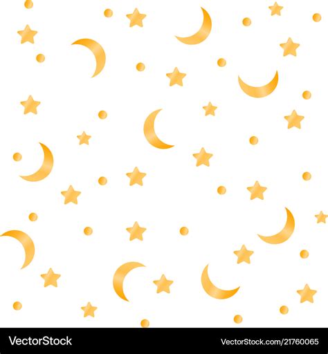 Moon star background Royalty Free Vector Image