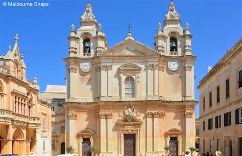 MELBOURNE.SNAPS: St Paul's Cathedral - Mdina Malta