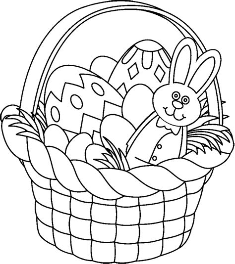 Easter Bunny Black And White - ClipArt Best