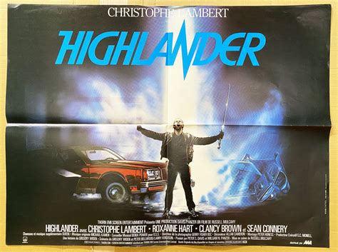 Highlander - Movie Poster 60x80cm - Columbia Pictures 1986