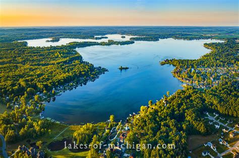 Gun Lake near Wayland, Michigan - Lakes of Michigan - Dan J. Zeeff