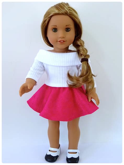 Doll Clothes Patterns by Valspierssews: Skater Skirt Doll Clothes ...