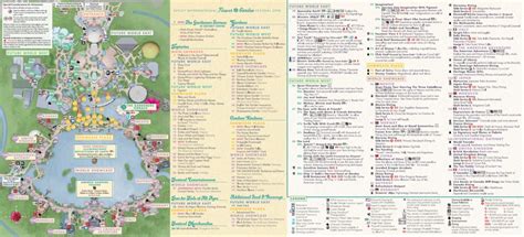 Epcot Flower & Garden Festival Map 2019 At Walt Disney World - Epcot ...