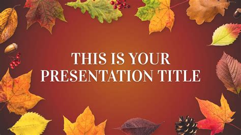 Autumn Leaves. Free PPT & Google Slides Template — SlidesCarnival