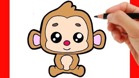 How To Draw A Cute Monkey Como Dibujar Un Mono Kawaii | The Best Porn ...