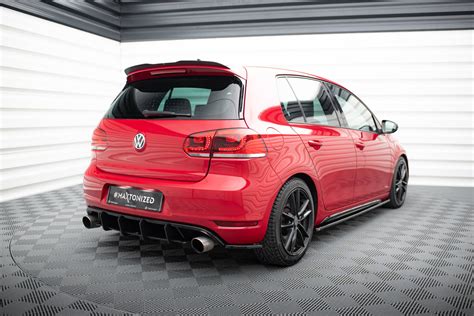 Przedłużenie Spoilera VW Golf 6 GTI / R Gloss Black | Nasza Oferta ...