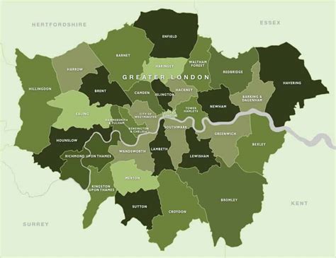 A Guide To The London Boroughs And Neighbourhoods (With Map) - Winterville