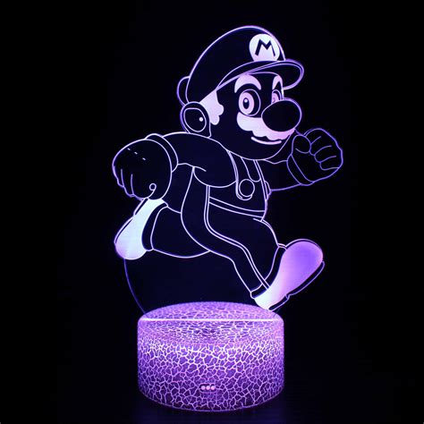 Super Mario 3D Optical Illusion Lamp — 3D Optical Lamp