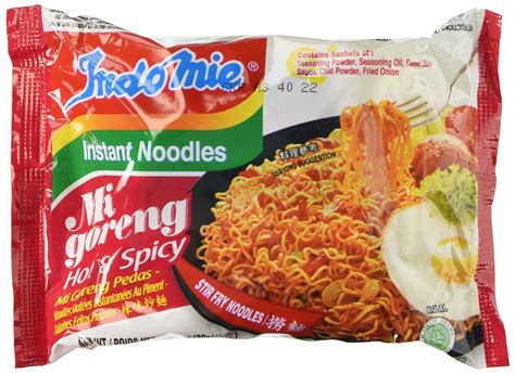 Indomie Mi Goreng Instant Stir Fry Noodles, Halal Certified, Original ...