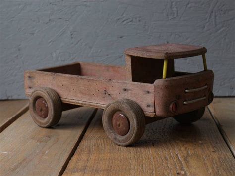 Nice antique wooden toy truck | Wooden toy trucks, Wooden toys, Toy trucks