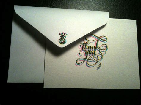 Wisdom*Design: DIY CMYK Engagement Thank You Cards