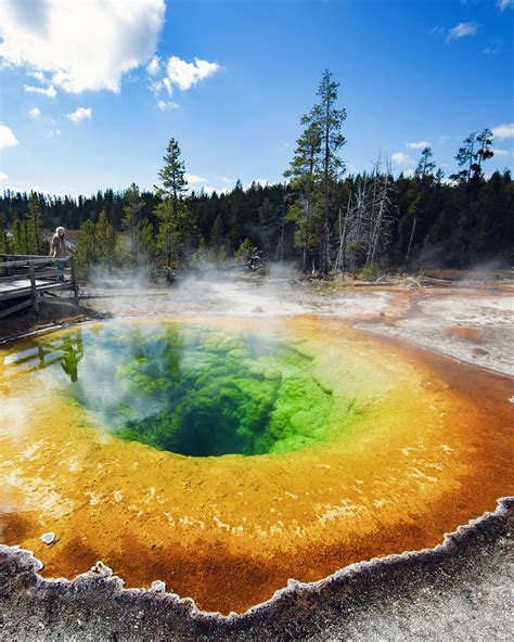 Old Faithful, Morning Glory Pool & Upper Geyser Basin (Yellowstone ...