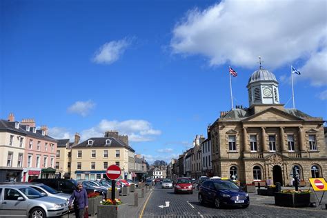 Kelso is an attractive town in the Scottish Borders region