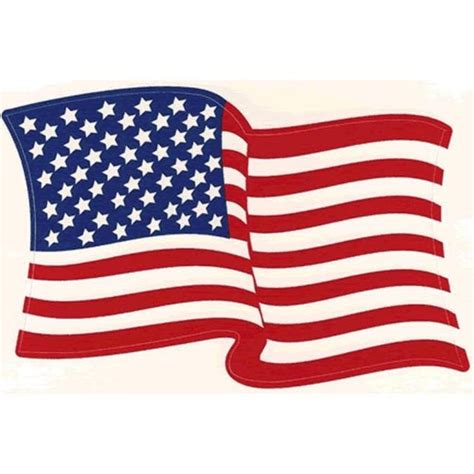 Sticker Wavy American Flag - Kidstop toys and books