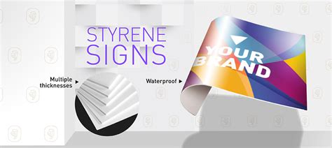 Styrene Signs | Gold Image Printing