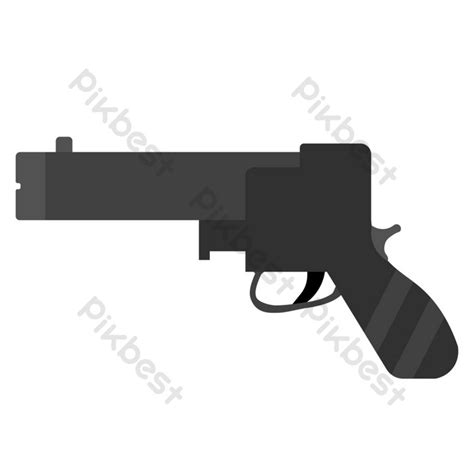 Vector Cartoon Portable Pistol Free PNG Images | AI Free Download - Pikbest